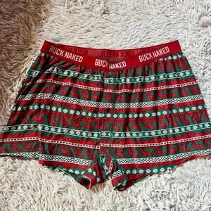 Christmas Sweater Buck Naked Moisture Wicking Men’s Duluth Trading Co boxers